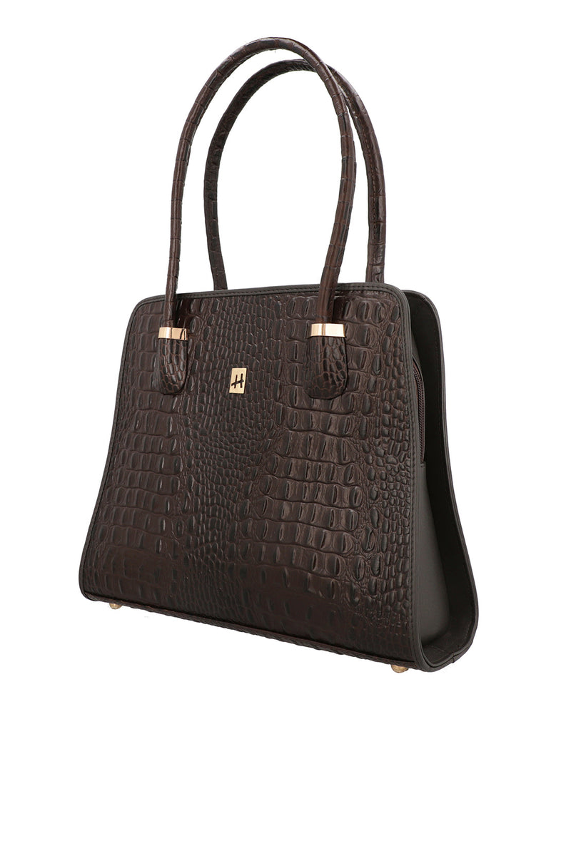 LADIES BAG - BROWN DARK BROWN