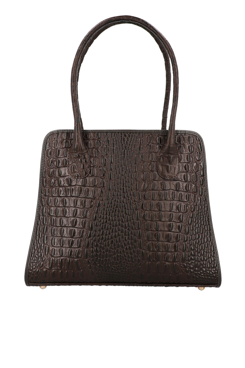 LADIES BAG - BROWN DARK BROWN