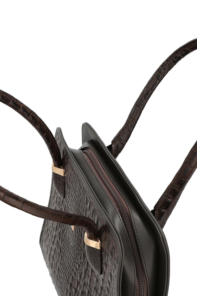 LADIES BAG - BROWN DARK BROWN