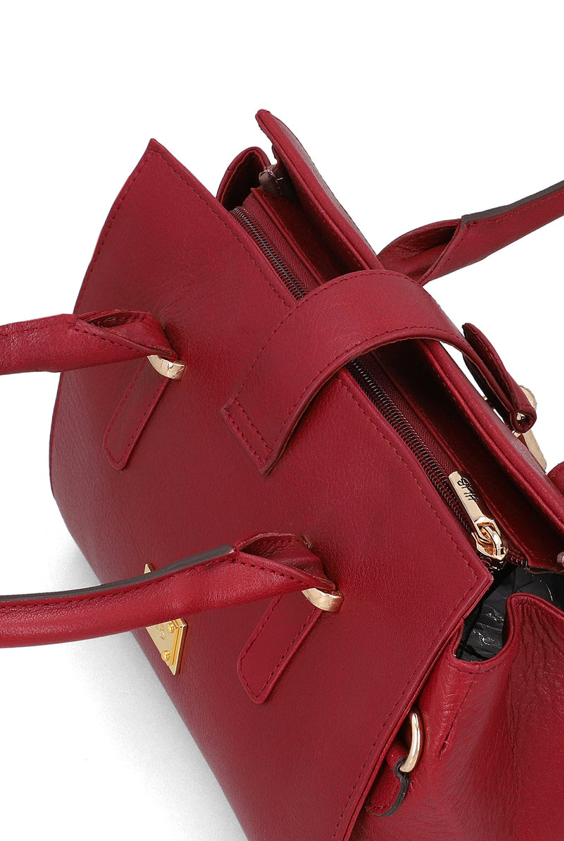 LADIES BAG - DARK RED