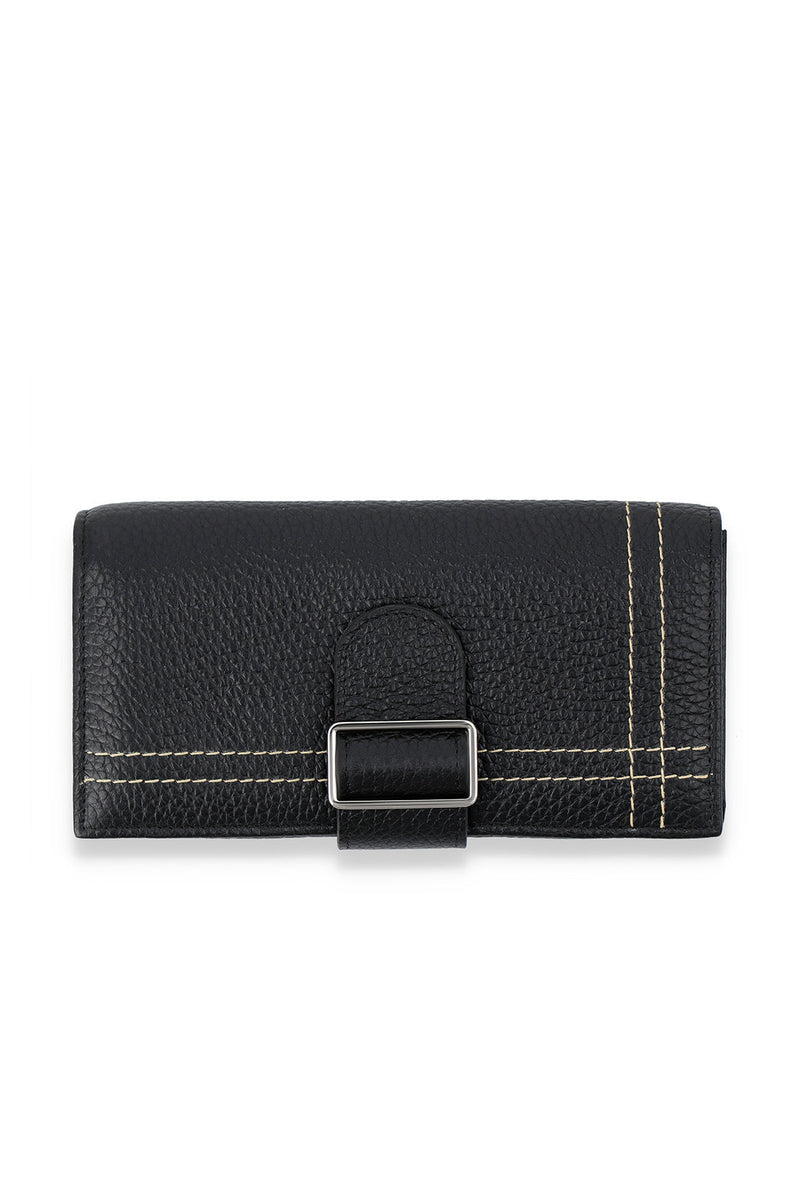 LADIES WALLET - BLACK/BLACK