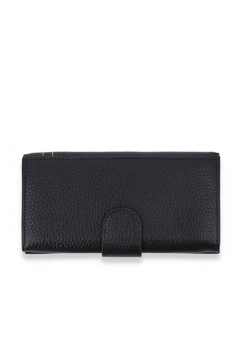 LADIES WALLET - BLACK/BLACK