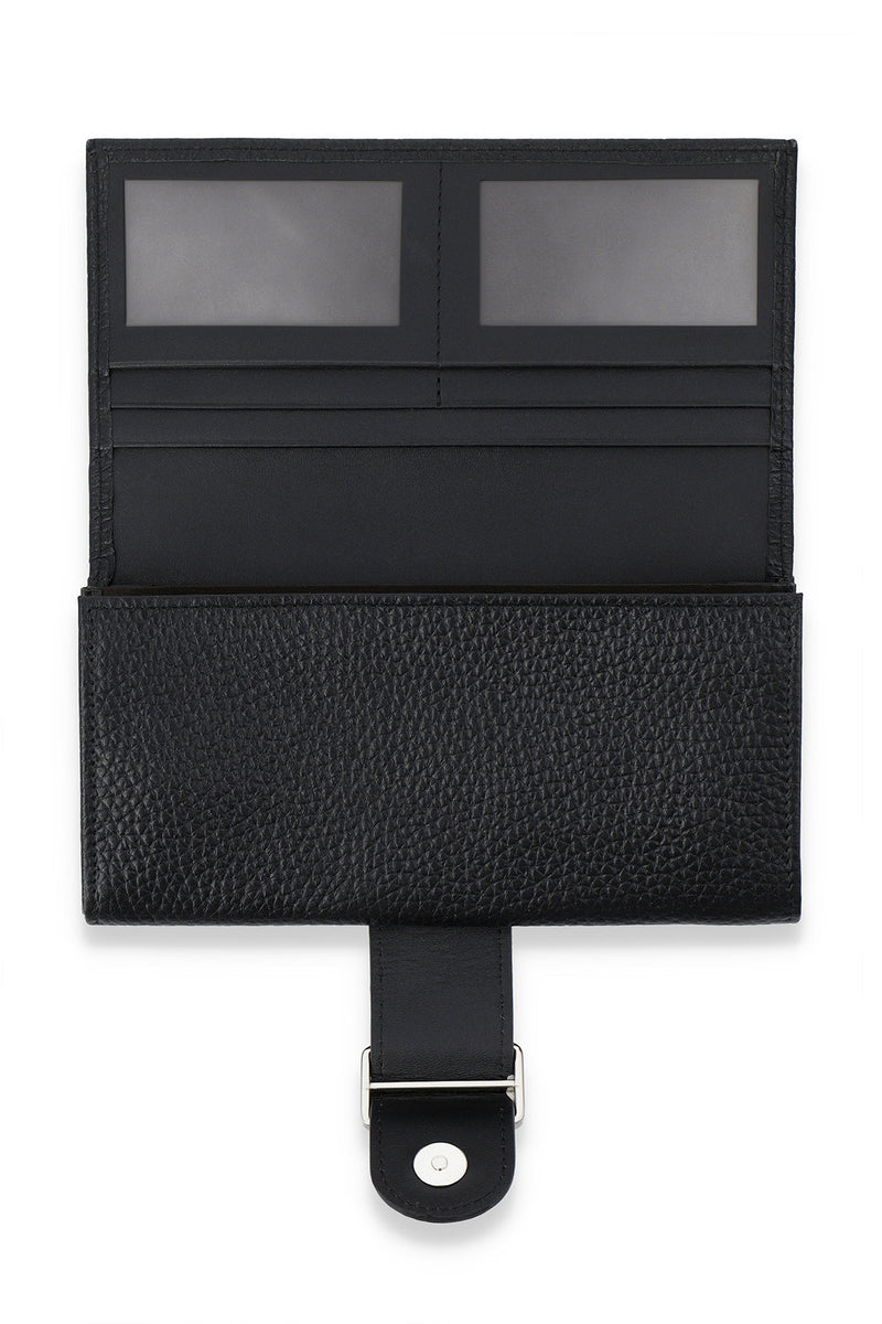LADIES WALLET - BLACK/BLACK