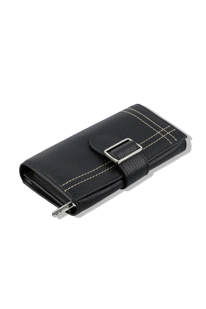 LADIES WALLET - BLACK/BLACK