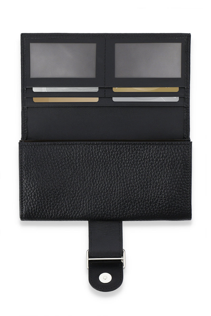 LADIES WALLET - BLACK/BLACK