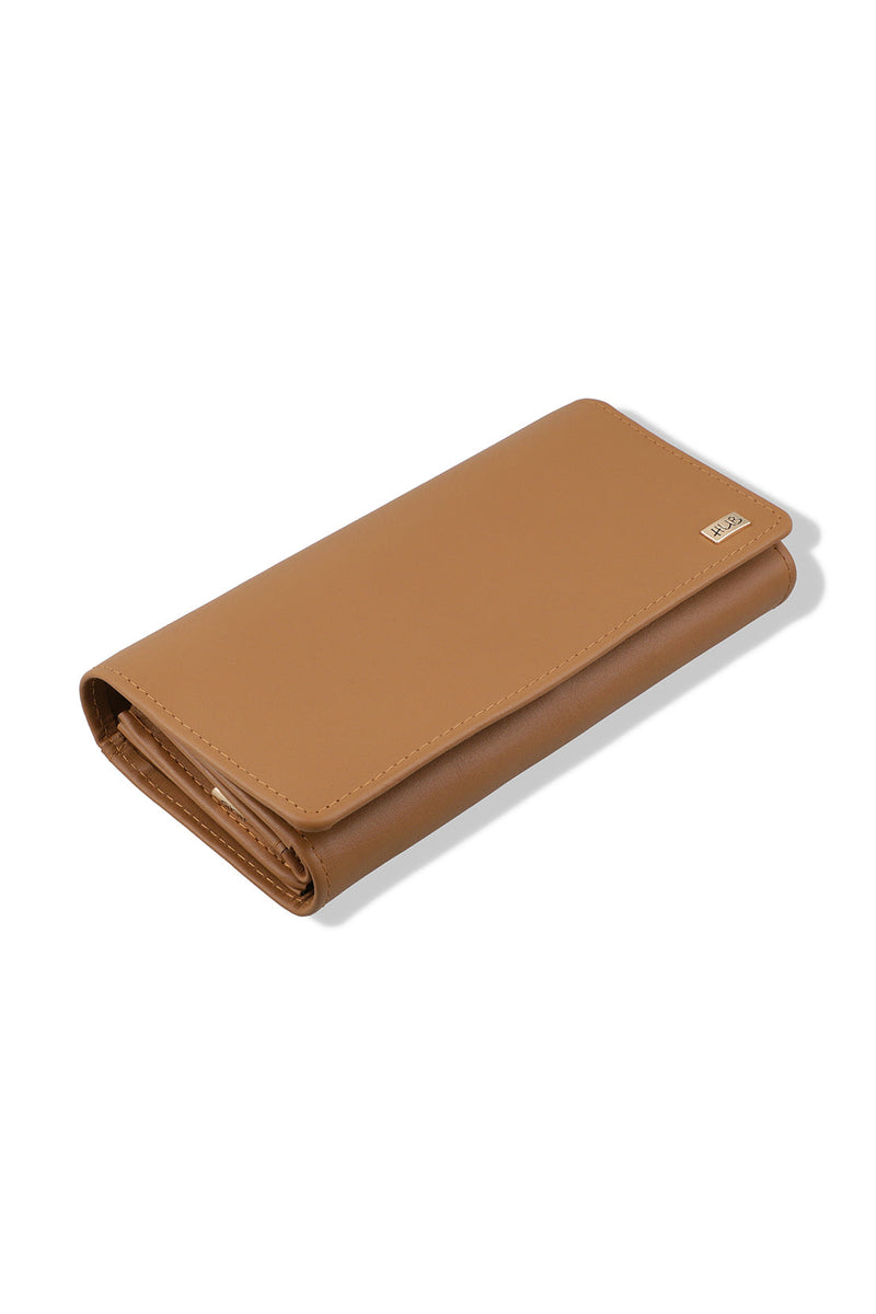 LADIES WALLET - LIGHT TAN