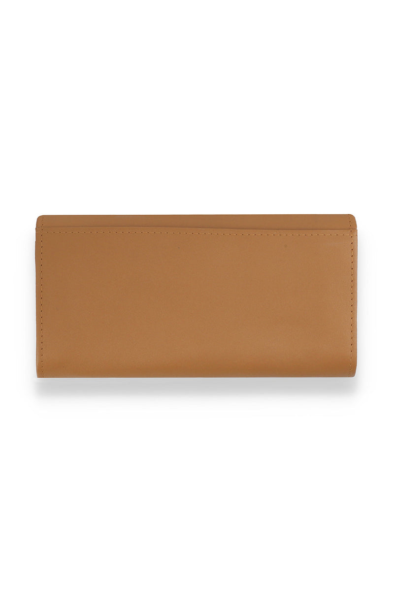 LADIES WALLET - LIGHT TAN