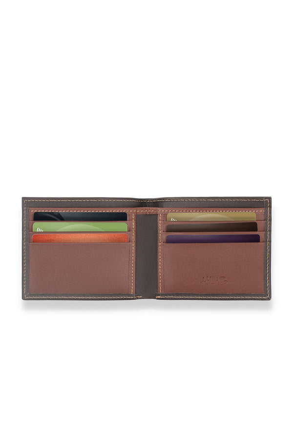 MEN'S WALLET  - DARK BROWN